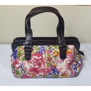 Talbots Floral Handbag Purse